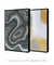 Quadros Decorativos Abstratos Mármore Cinza e Dourado - Composição com 2 Quadros - loja online