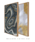 Quadros Decorativos Abstratos Mármore Cinza e Dourado - Composição com 2 Quadros na internet