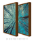 Quadros Decorativos Árvores Céu Azul - Composição com 2 Quadros - loja online