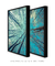 Quadros Decorativos Árvores Céu Azul - Composição com 2 Quadros - Quadros Incríveis