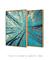 Quadros Decorativos Árvores Céu Azul - Composição com 2 Quadros - loja online