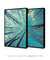 Quadros Decorativos Árvores Céu Azul - Composição com 2 Quadros