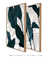 Quadros Decorativos Folhagens Mármore - Composição com 2 Quadros - loja online
