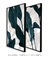 Quadros Decorativos Folhagens Mármore - Composição com 2 Quadros na internet