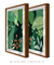 Quadros Decorativos Folhagens Verdes - Composição com 2 Quadros na internet
