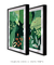 Quadros Decorativos Folhagens Verdes - Composição com 2 Quadros - loja online