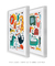 Quadros Decorativos Infantis Animais Coloridos - Composição com 2 Quadros - Quadros Incríveis