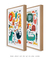 Imagem do Quadros Decorativos Infantis Animais Coloridos - Composição com 2 Quadros