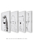 Imagem do Quadros Decorativos Infantis Animais Traço - Composição com 4 Quadros