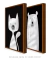 Quadros Decorativos Infantis Gato Branco e Urso Branco - Composição com 2 Quadros - Quadros Incríveis