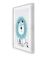 Quadros Decorativos Infantis Safari Azul 30x42cm - Composição com 4 Quadros - Quadros Incríveis