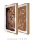 Quadros Decorativos Leão e Pray - Composição com 2 Quadros