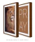 Quadros Decorativos Leão e Pray - Composição com 2 Quadros - comprar online