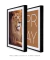Quadros Decorativos Leão e Pray - Composição com 2 Quadros - Quadros Incríveis