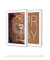 Quadros Decorativos Leão e Pray - Composição com 2 Quadros - loja online