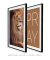 Imagem do Quadros Decorativos Leão e Pray - Composição com 2 Quadros