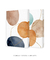 Quadros Decorativos Manchas Orgânicas Aquarela - Composição com 2 Quadros - comprar online