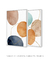 Quadros Decorativos Manchas Orgânicas Aquarela - Composição com 2 Quadros - loja online