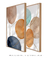 Quadros Decorativos Manchas Orgânicas Aquarela - Composição com 2 Quadros na internet