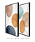 Imagem do Quadros Decorativos Manchas Orgânicas Aquarela - Composição com 2 Quadros