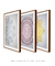 Quadros Decorativos Mandalas Coloridas - Composição com 3 Quadros - loja online