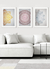 Quadros Decorativos Mandalas Coloridas - Composição com 3 Quadros