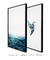 Imagem do Quadros Decorativos Paisagens Oceano Mar Beija-Flor - Composição com 2 Quadros