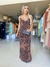 Vestido longo boho onça