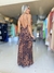 Vestido longo boho onça - comprar online
