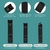 7 pçs preto prego clippers de aço inoxidável prego clippers conjunto pedicure