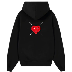 Moletom Heart Preto - comprar online