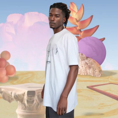 Camiseta Face Off White na internet