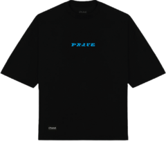 Camiseta Human Preta Oversized Comfort