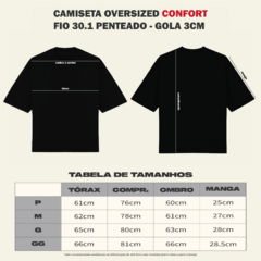 Camiseta Gothic Preta Oversized Comfort - comprar online