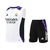 Conjunto de Treino Real Madrid Branco e Preto 24-25