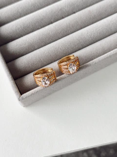 Aros moira dorados - comprar online