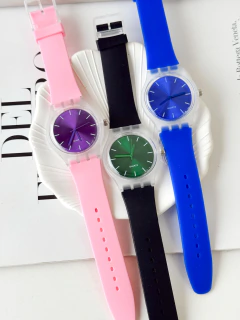 Reloj karu (verde malla negra) - comprar online