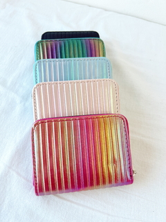 Billetera CHIARA (tornasolado colores) - JOY MAYORISTA
