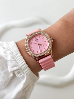 Reloj Bianca (rosa chicle)