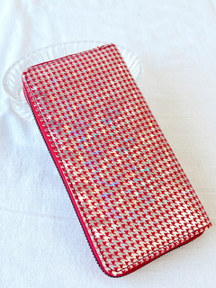 Billetera grande liz (tornasolado rojo) - comprar online