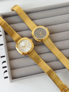 Reloj aurora dorado (f.blanco) - comprar online