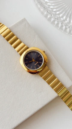 Reloj amparo DORADO - DIAMANTINA