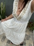 VESTIDO LARGO BORDADO ESCOTE V CON CANUTILLO (ART 091) en internet
