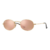 Lentes de Sol Ray-Ban Oval 3547N 001/z2 Dorado/Rosa Espejado