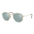Lentes de Sol Ray-Ban Hexagonal 3548 001/30 Dorado/Plateado Espejado