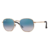 Lentes de Sol Ray-Ban Hexagonal 3548 001/3F Dorado/Azul Degrade