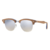 Lentes de Sol Ray-Ban Clubmaster 3016M 1217/9u Madera Clasica/Plateado