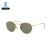 Lentes de Sol Ray-Ban Round Metal Polarizado 3447 112/58 Dorado/Verde
