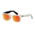 Lentes de Sol Ray-Ban Wayfarer 2140 956/69 Blanco/Naranja Espejado