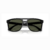 Lentes de Sol Ray-Ban Highstreet 2213 901/31 Negro/Verde (Standard 55-20) - Thegafas.com